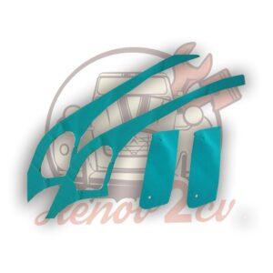 Kit habillage interieur de custode 2cv nouveau modele vert