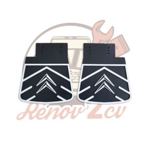Paire de Bavette à chevron Citroën pour aile arrière