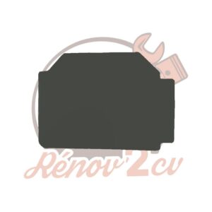 Panneau de porte gris foncé avant gauche grand modèle 2cv