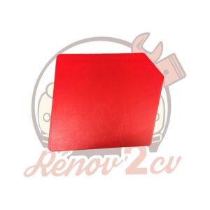 Panneau de porte rouge arrière droit grand modèle 2cv