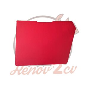 Panneau de porte rouge arrière droit petit modèle 2cv