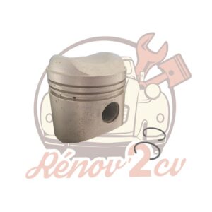Piston avec clips sans segment sans axe pour alésage 74mm 602cm3