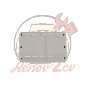 Plaque chassis VIERGE 2cv à partir de juillet 1980 Qualité Supérieure
