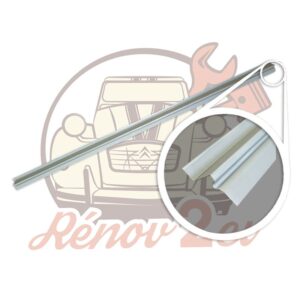 Profil en W pour côté de caisse 2cv intérieur gauche ou droite 2cv, longueur 100 cm droit