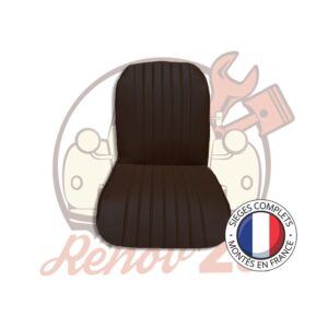 Siège complet 2CV Skai noir perforé avant droite symétrique
