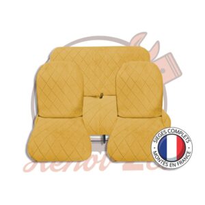 Sièges complets 2CV Moutard à losanges sièges banquette asymétrique