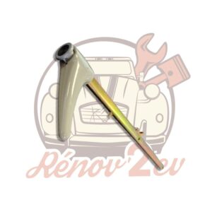 Tirette de frein a main complète Mehari 510mm avec poignée grise